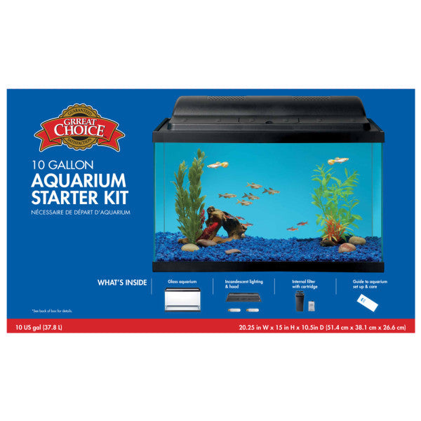 Grreat Choice 10 Gallon Aquarium Starter Kit